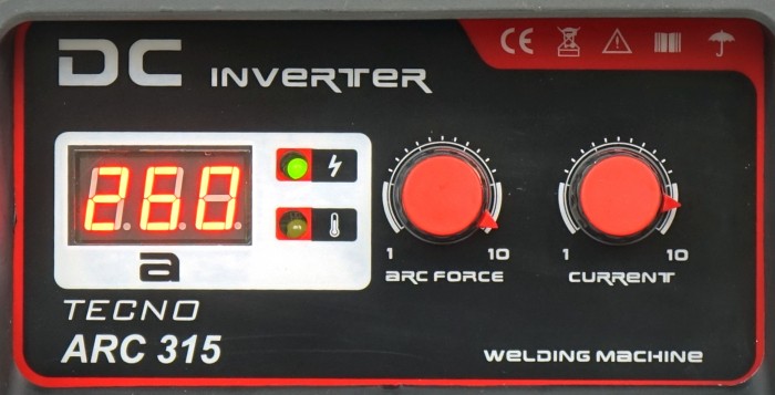 Spawarka inwertorowa MMA IDEAL TECNO ARC 315 LED - obrazek 4