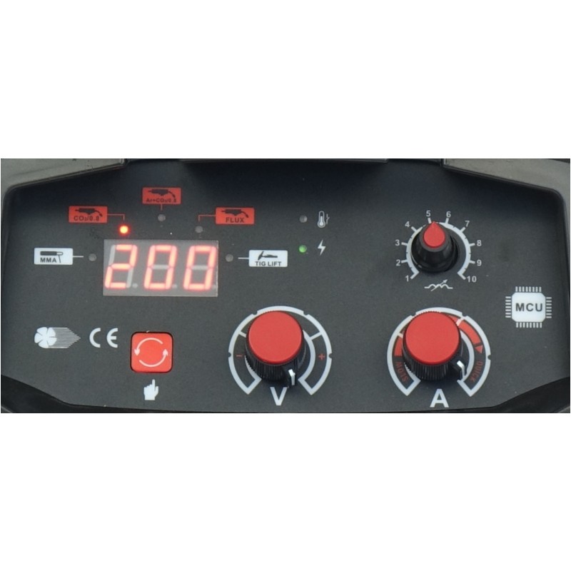 Półautomat spawalniczy IDEAL PRAKTIK MIG 200 SYNERGIC - obrazek 3