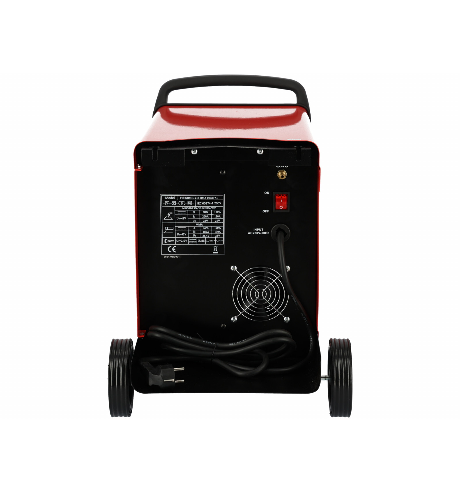 Półautomat spawalniczy IDEAL TECNO MIG 215 MMA DIGITAL - obrazek 4