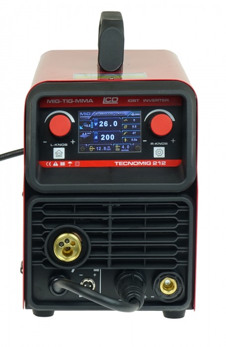Półautomat spawalniczy IDEAL TECNO MIG 212 LCD MIG/TIG/MMA SNERGIC VRD ALU - obrazek 7