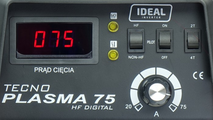Przecinarka plazmowa IDEAL TECNO PLASMA 75 HF IGBT DIGITAL - obrazek 3