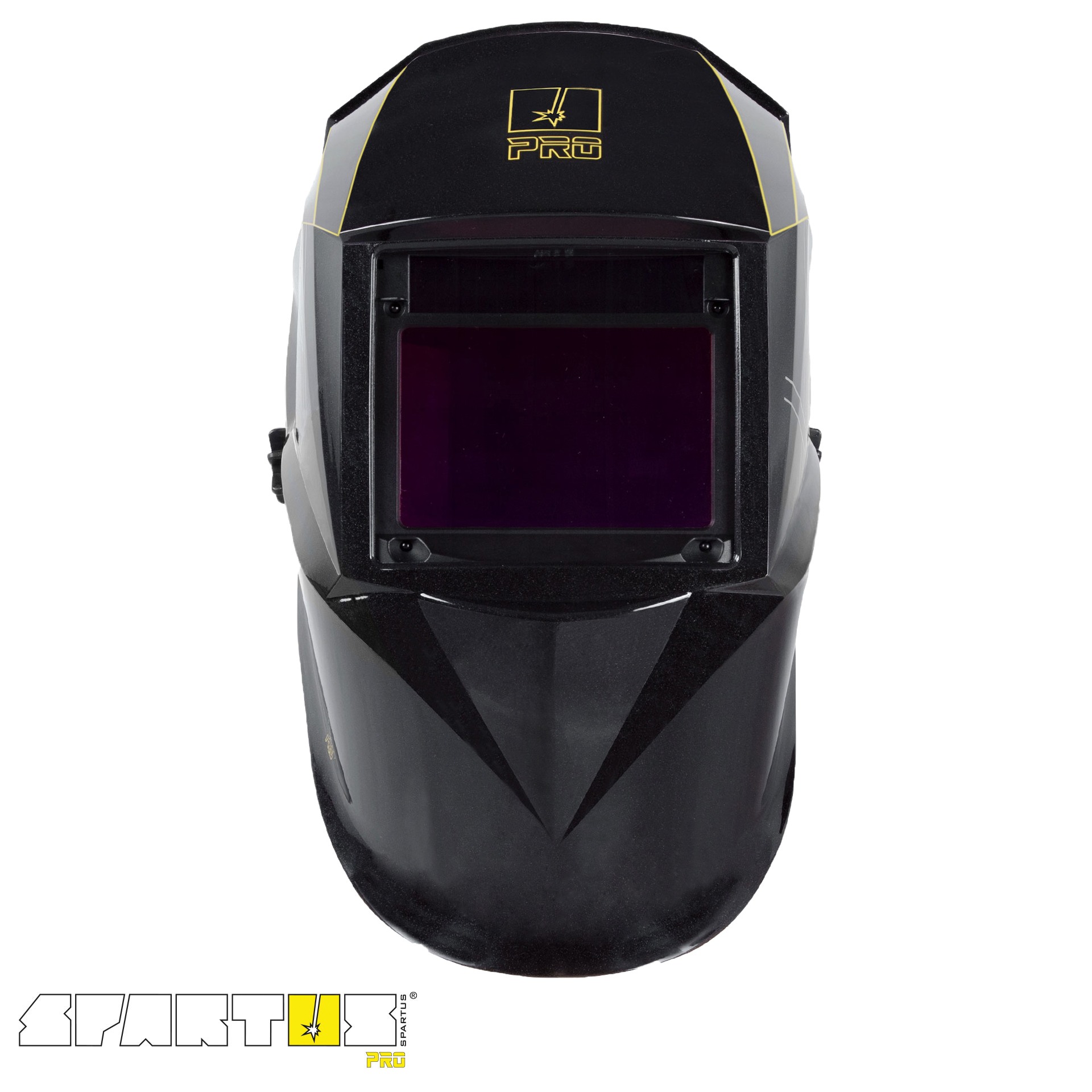 Przyłbica spawalnicza SPARTUS® Pro 430XT + opaska przeciwpotna WELDAS + 5 szt poliwęglanów ochronnych - obrazek 5