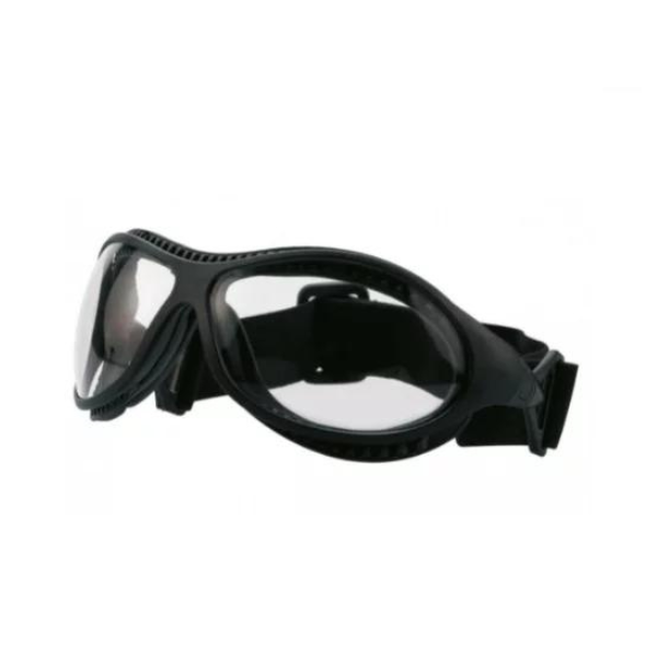 Gogle ochronne Miner z elastycznym paskiem - przezroczyste