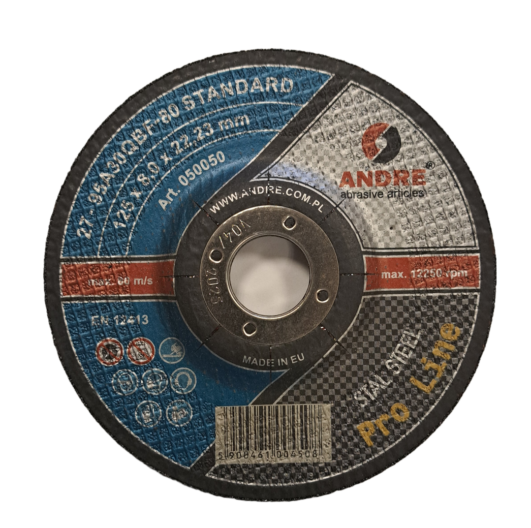 Tarcza do szlifowania ANDRE 230 × 6 Standard Pro Line