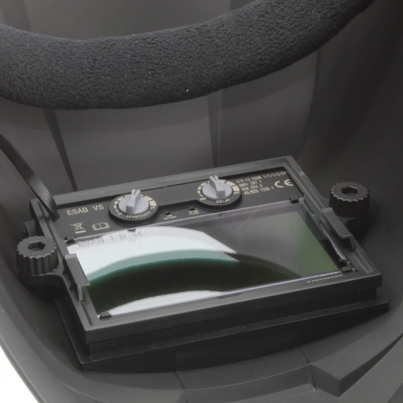 Przyłbica spawalnicza ESAB SAVAGE A40 + opaska przeciwpotna WELDAS + 5 szt poliwęglanów ochronnych - obrazek 6