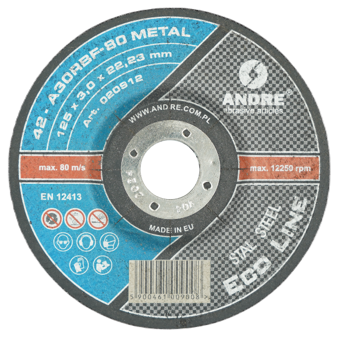 Tarcza do cięcia ANDRE 125 x 2,5 Standard