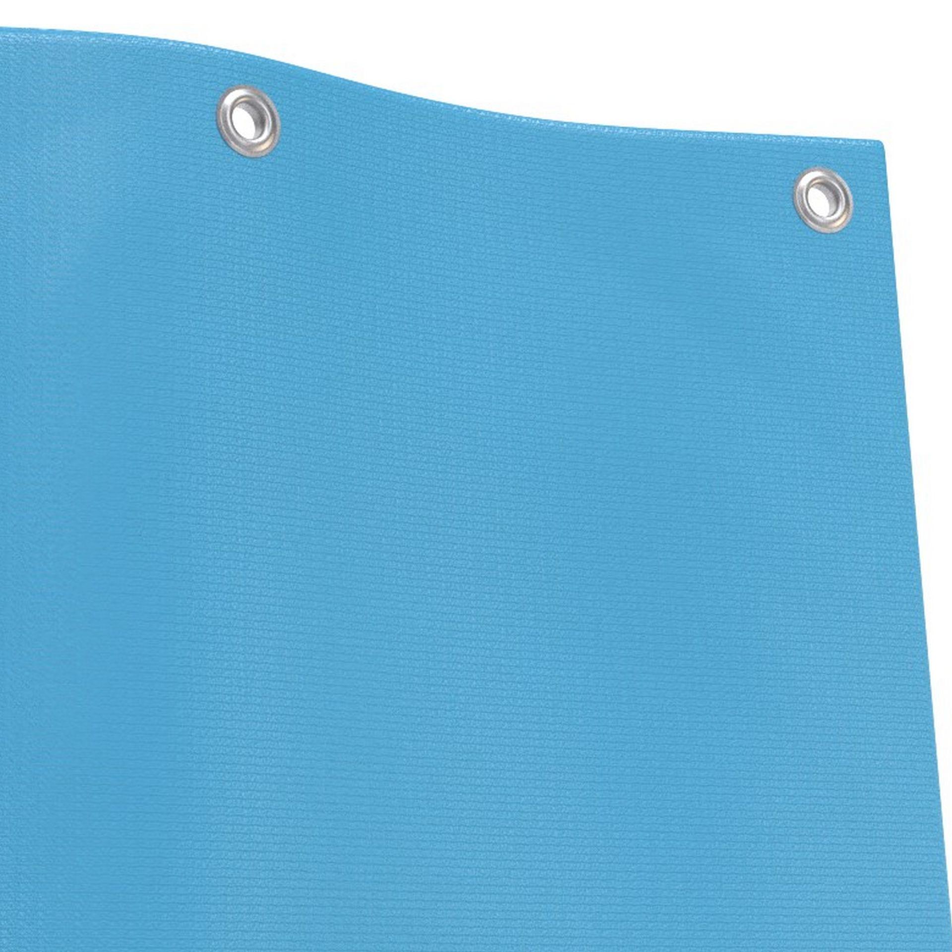 Kurtyna spawalnicza wzmocniona Regular niebieska – 195 cm x 200 cm z haczykami - obrazek 2