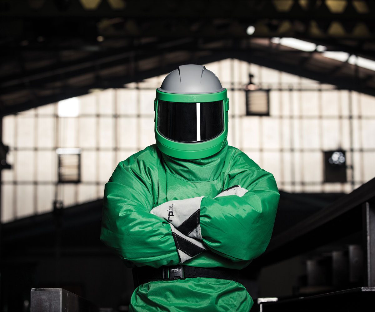 Hełm do piaskowania RPB Nova 3 z klimatyzatorem C40 - obrazek 2