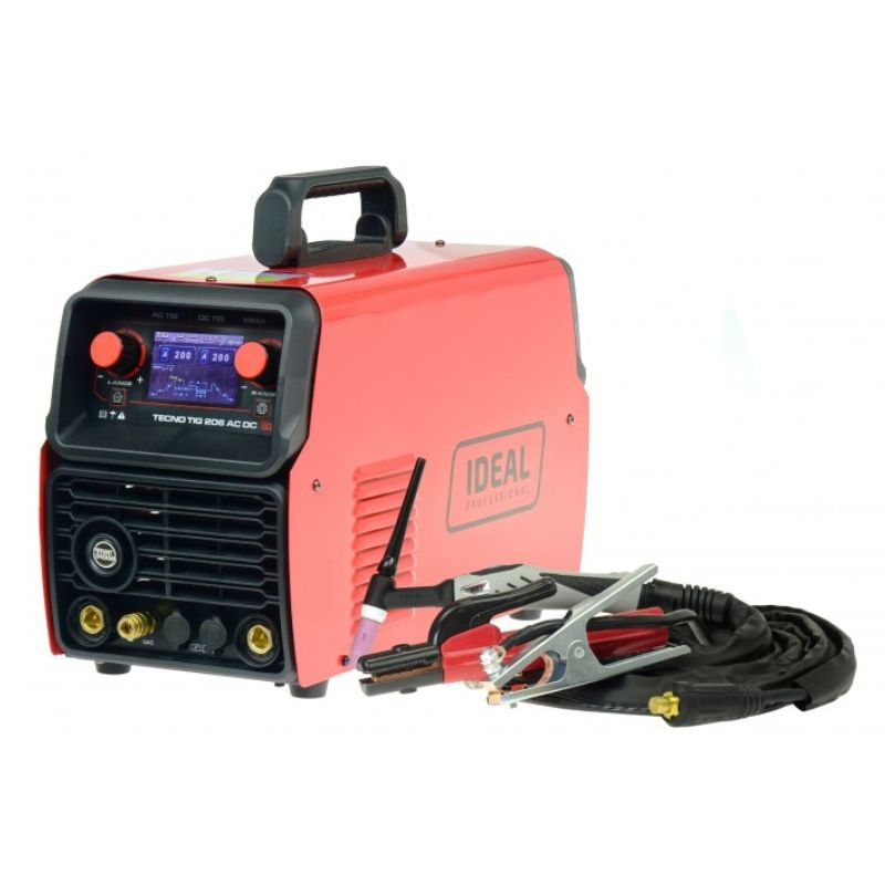 Spawarka inwertorowa IDEAL TECNO TIG 206 AC/DC LCD - obrazek 5