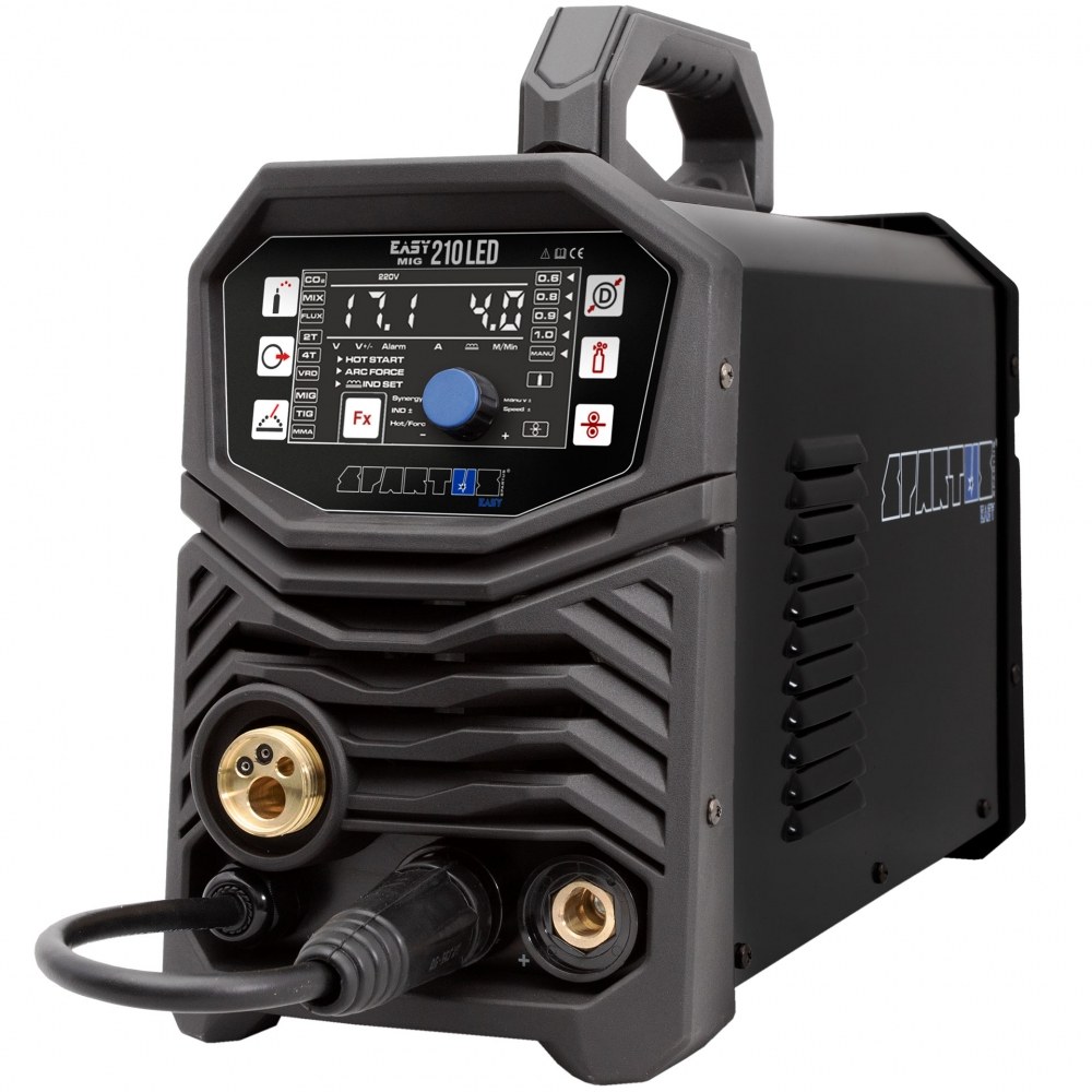 Spawarka inwertorowa SPARTUS® EasyMIG 210 LED - obrazek 2