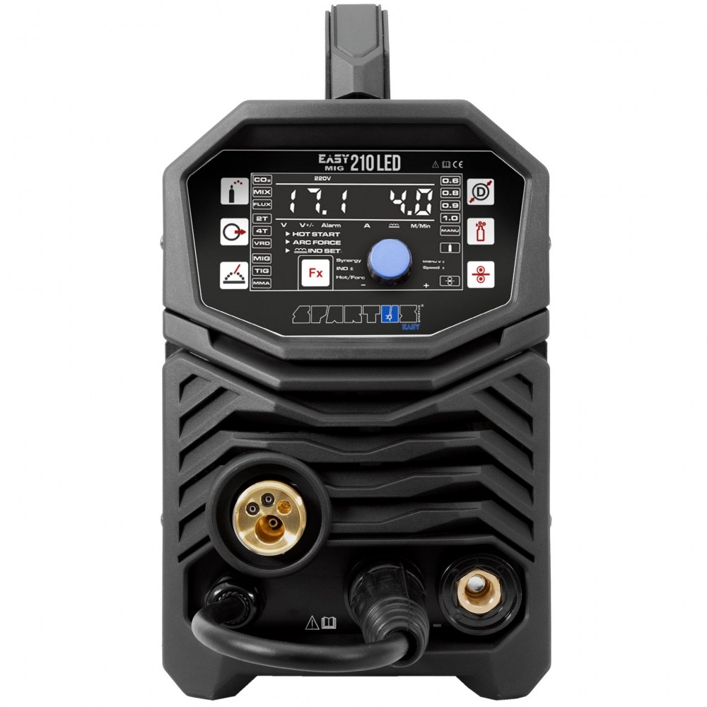 Spawarka inwertorowa SPARTUS® EasyMIG 210 LED - obrazek 3