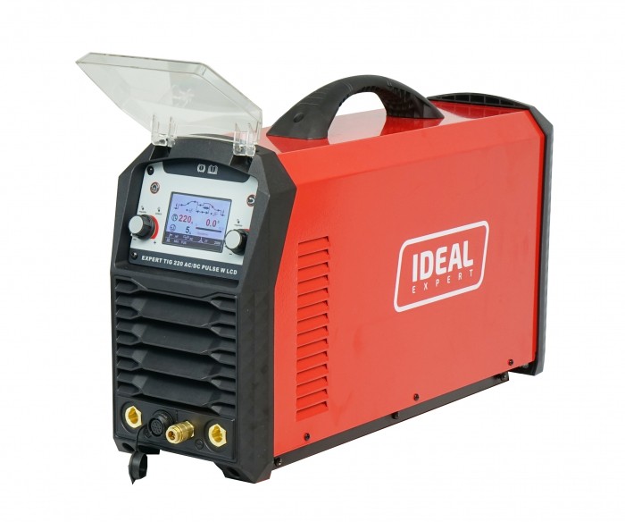 Spawarka inwertorowa IDEAL EXPERT TIG 220 AC/DC PULSE W LCD + chłodnica, wózek - obrazek 6