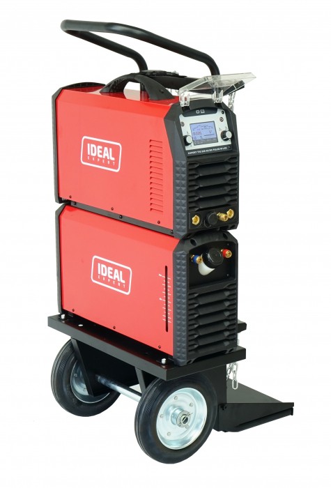 Spawarka inwertorowa IDEAL EXPERT TIG 220 AC/DC PULSE W LCD + chłodnica, wózek - obrazek 2