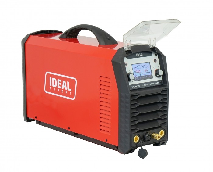 Spawarka inwertorowa IDEAL EXPERT TIG 220 AC/DC PULSE W LCD + chłodnica, wózek - obrazek 4