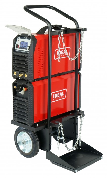 Spawarka inwertorowa IDEAL EXPERT TIG 220 AC/DC PULSE W LCD + chłodnica, wózek - obrazek 8