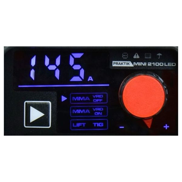Spawarka inwertorowa MMA PRAKTIK MINI 2100 LED + walizka - obrazek 4