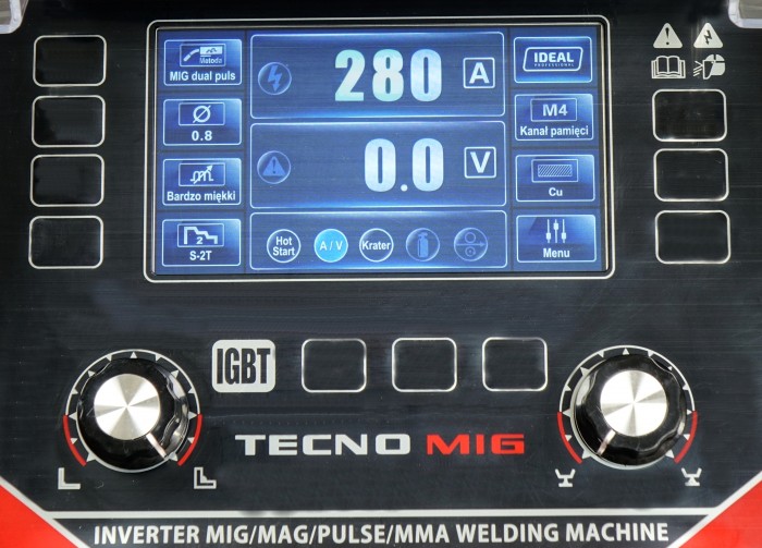 Półautomat spawalniczy TECNO MIG 286 PULSE SYNERGIC LCD - obrazek 2